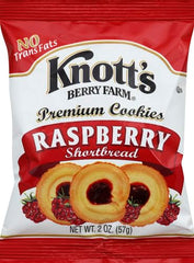 Knott's Berry Farm Raspberry Shortbread close-up showing crisp edges