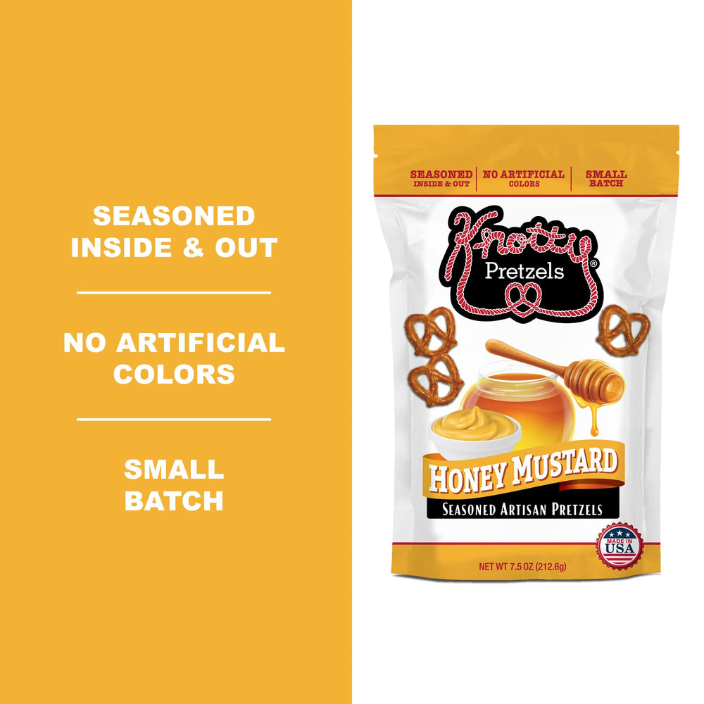 Knotty Pretzels Honey Mustard pairs well with beer styles.