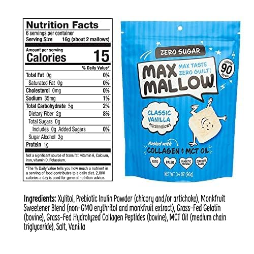 Know Brainer Max Mallow close-up of fluffy texture ideal for melting.