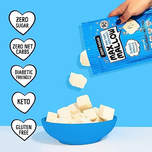 Know Brainer Max Mallow hot chocolate topping with marshmallows