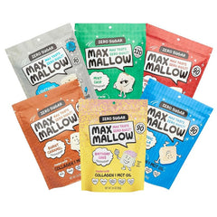 Know Brainer Max Mallow sugar-free marshmallows pack for keto-friendly snacking and baking.