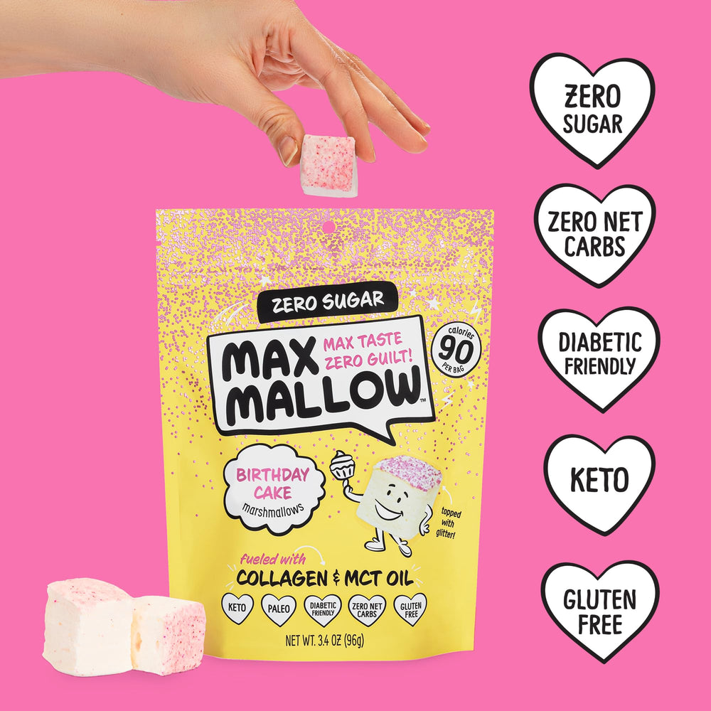 Know Brainer Max Mallow Vanilla Lightning flavor detail captures bold, sugar-free bite