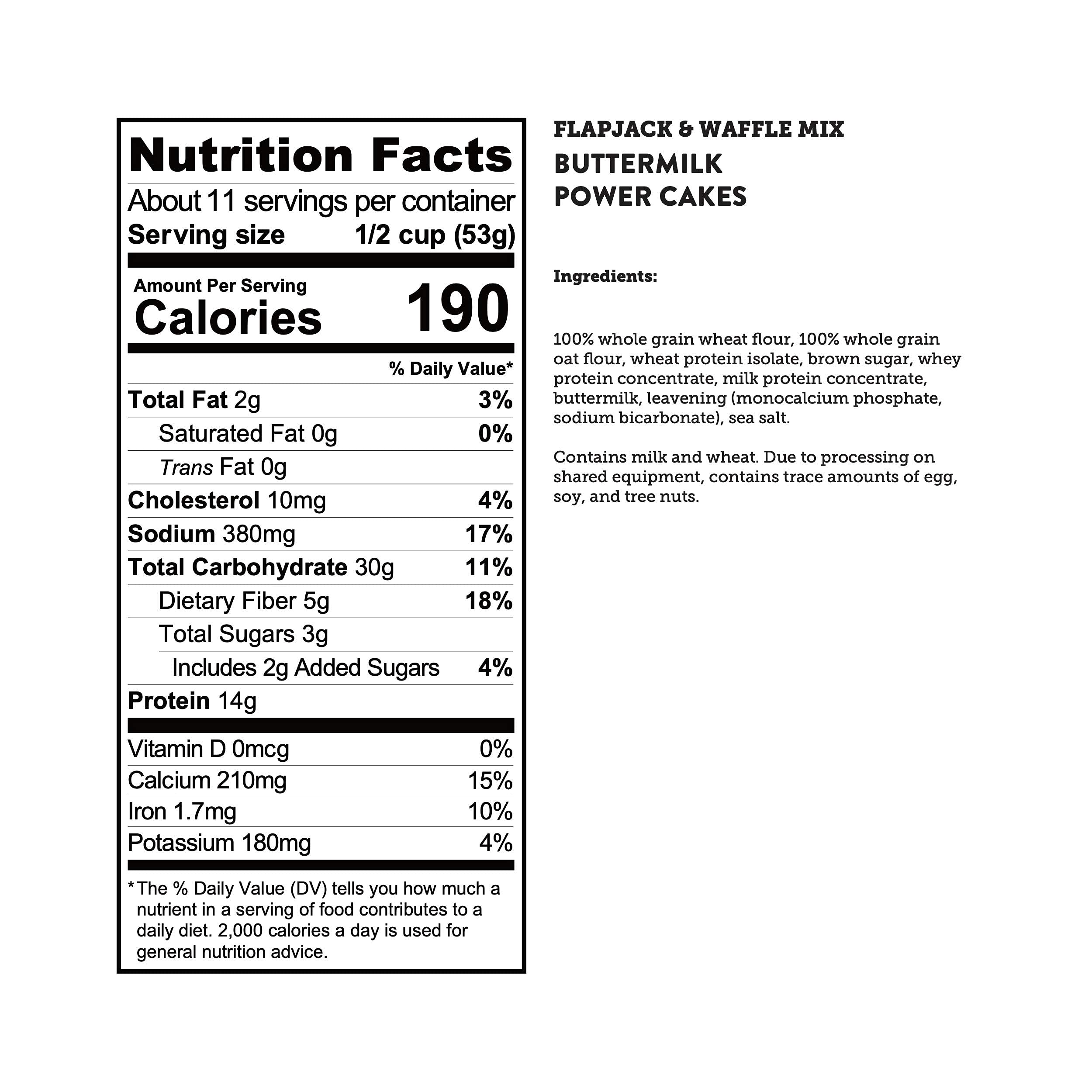 Kodiak Cakes bulk pancake mix box opened for easy prep