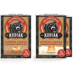 Kodiak Cakes Power Cakes variety pack box for quick, convenient breakfasts