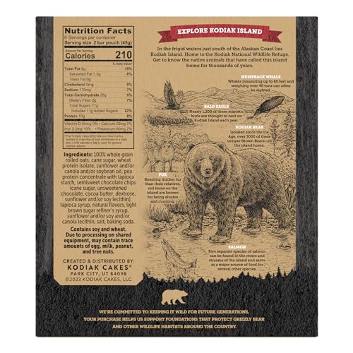 Kodiak Cakes twelve-box packaging of granola bars for easy family snacking
