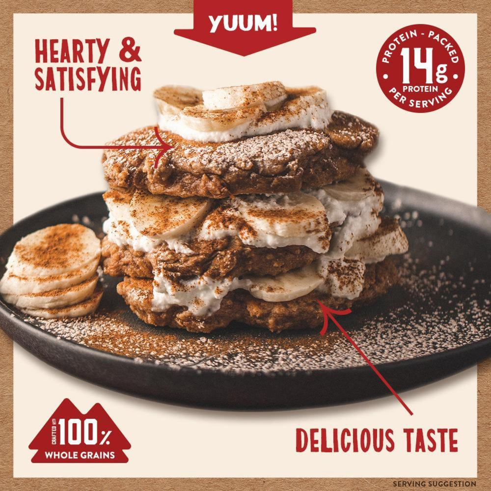 Pancakes baked as a versatile whole grain base for baking