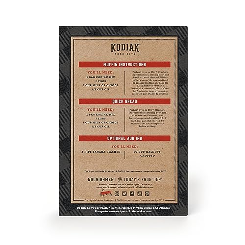 Kodiak Cakes Banana Muffin Mix emphasizing whole grains and quality ingredients