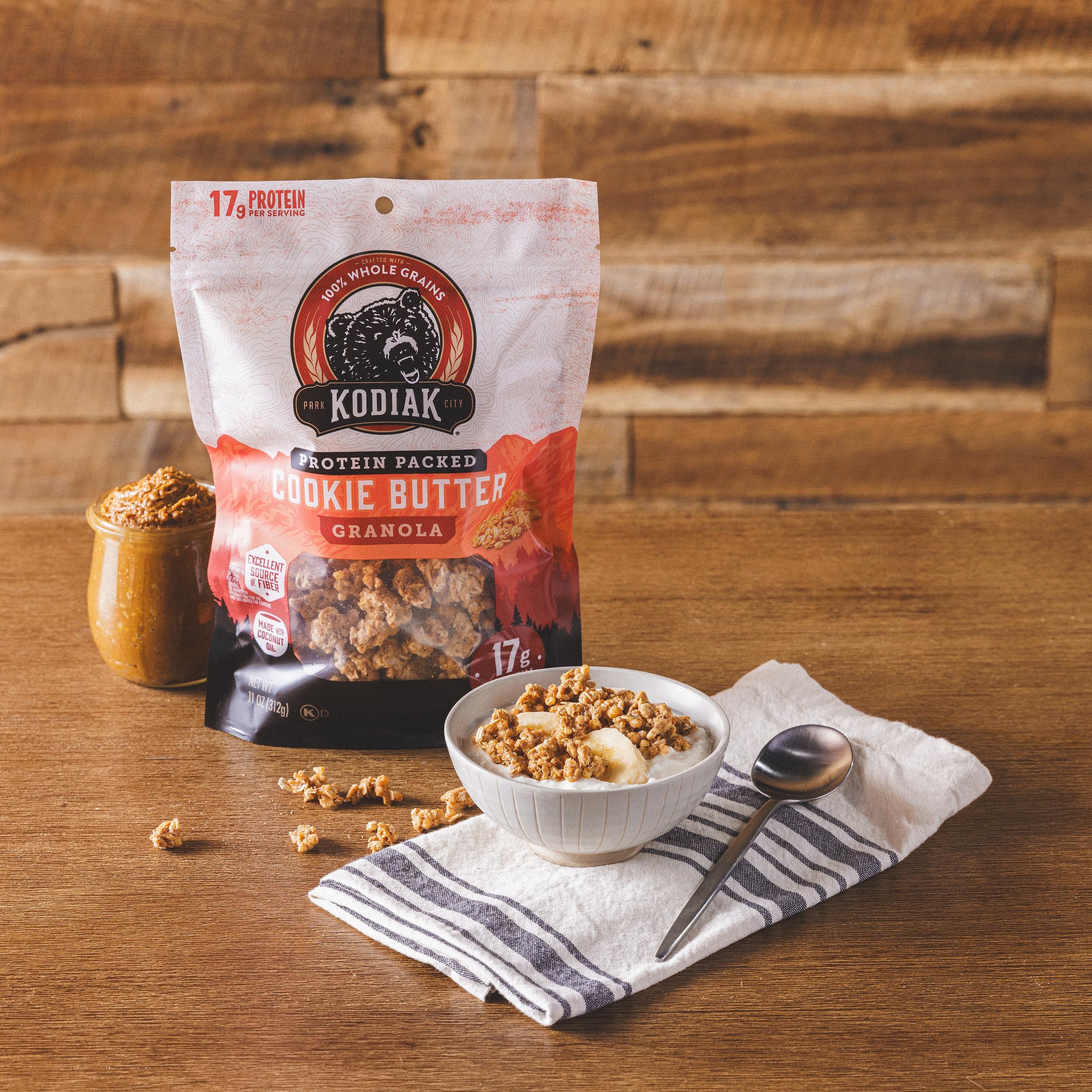 Kodiak Cakes granola snack pack on the go for busy days