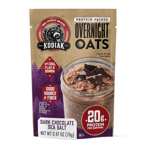 Kodiak Cakes high-fiber breakfast option.