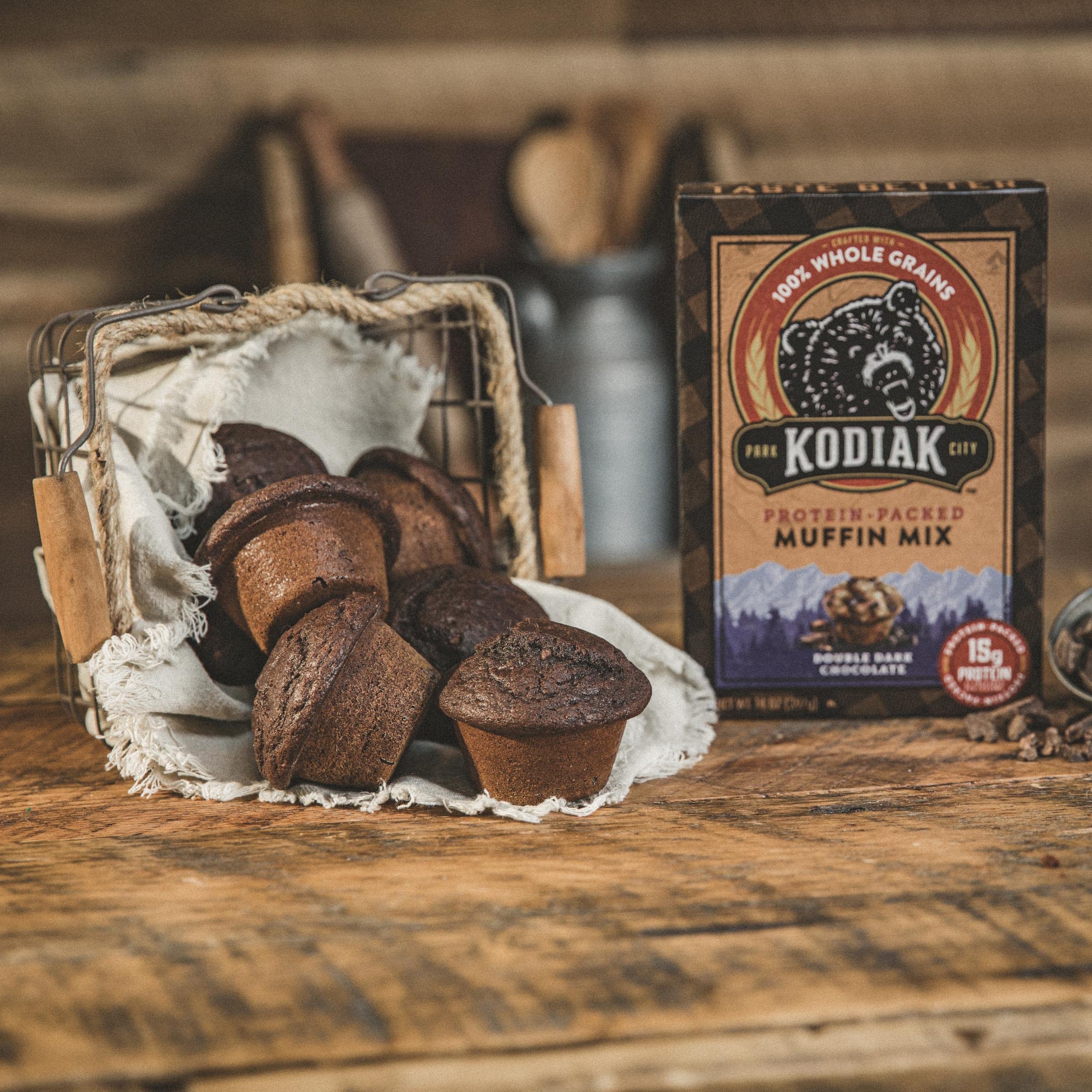 Raw demerara sugar used to sweeten Kodiak Cakes Power Bake muffins.