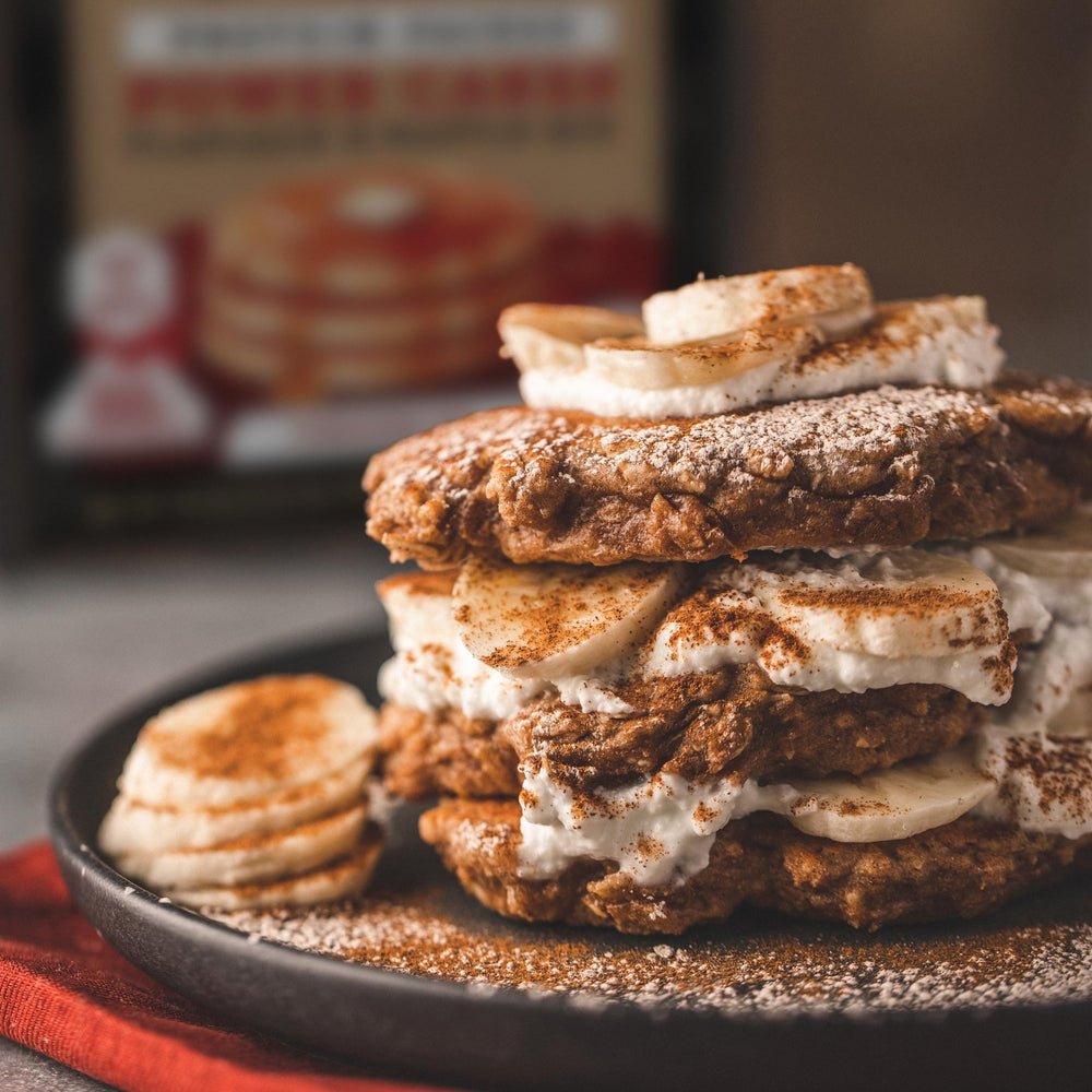 Eco-friendly Kodiak Cakes packaging made from recycled materials
