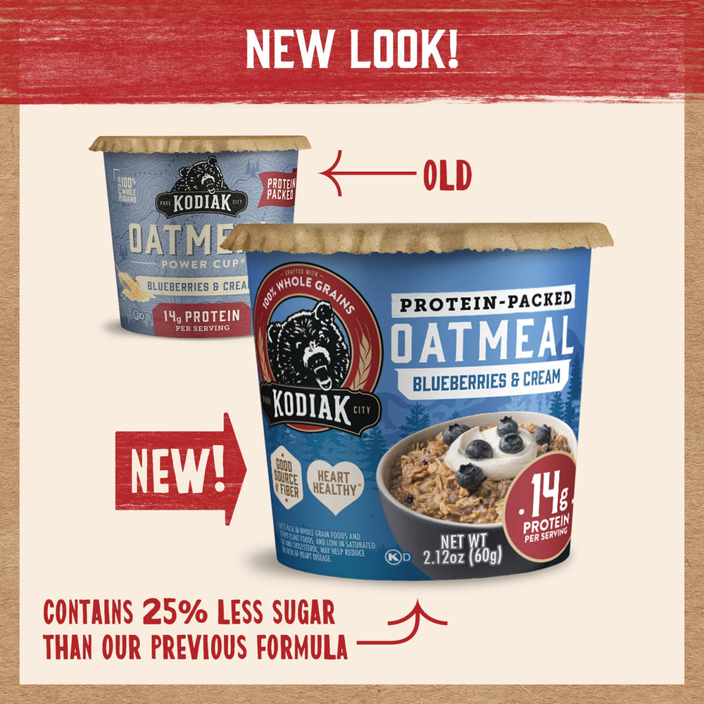 Kodiak Cakes nutrient-rich breakfast cup providing sustained energy