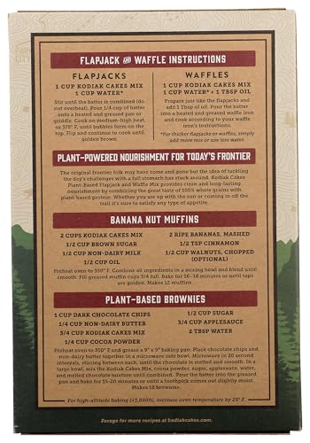 Kodiak Cakes Plant-Based Flapjack Mix being poured into a bowl for fluffy batter