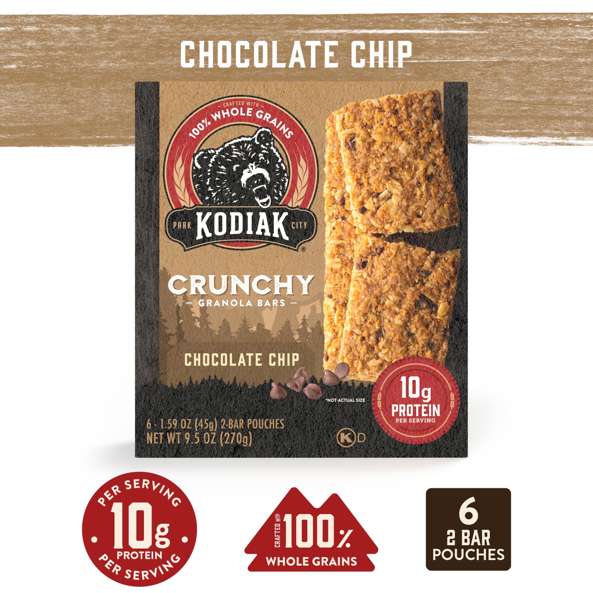 Kodiak Cakes Granola Bars in gym bag ready for post-workout fuel