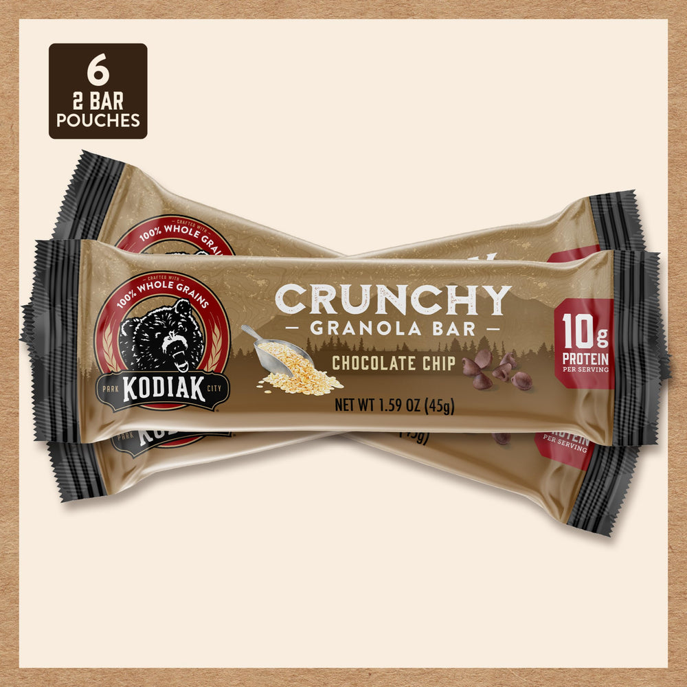 Kodiak Cakes Granola Bars placed on an office desk for quick energy