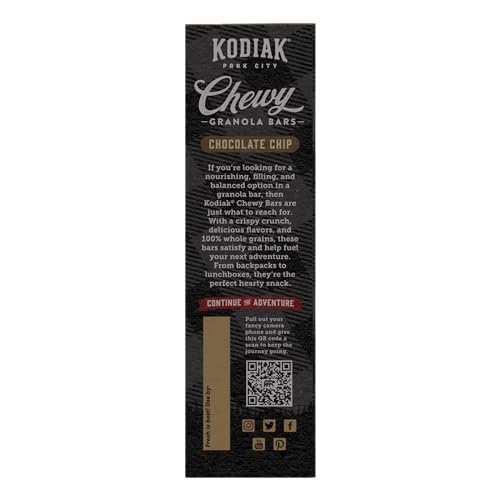 Kodiak Cakes bar showing 7 g protein per serving for sustained energy.