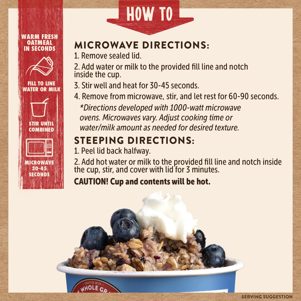 Kodiak Cakes oatmeal cup as a smart, healthy snack option