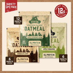 Kodiak Cakes chocolate chip packet with real oats for tasty protein boost