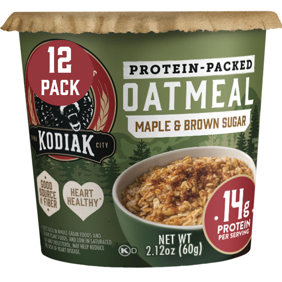 Kodiak Cakes instant protein maple and brown sugar oatmeal cup for quick mornings