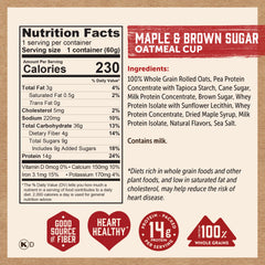 Kodiak Cakes maple-brown-sugar aroma ready in under a minute