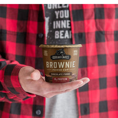 Microwave-ready brownie cup ready in about one minute