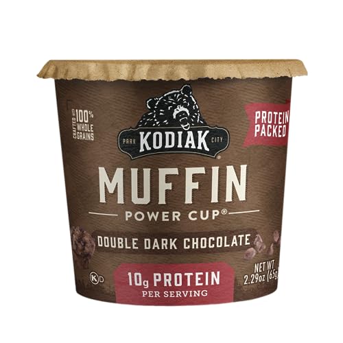 Kodiak Cakes Muffin Power Cup stir and microwave for warm snack