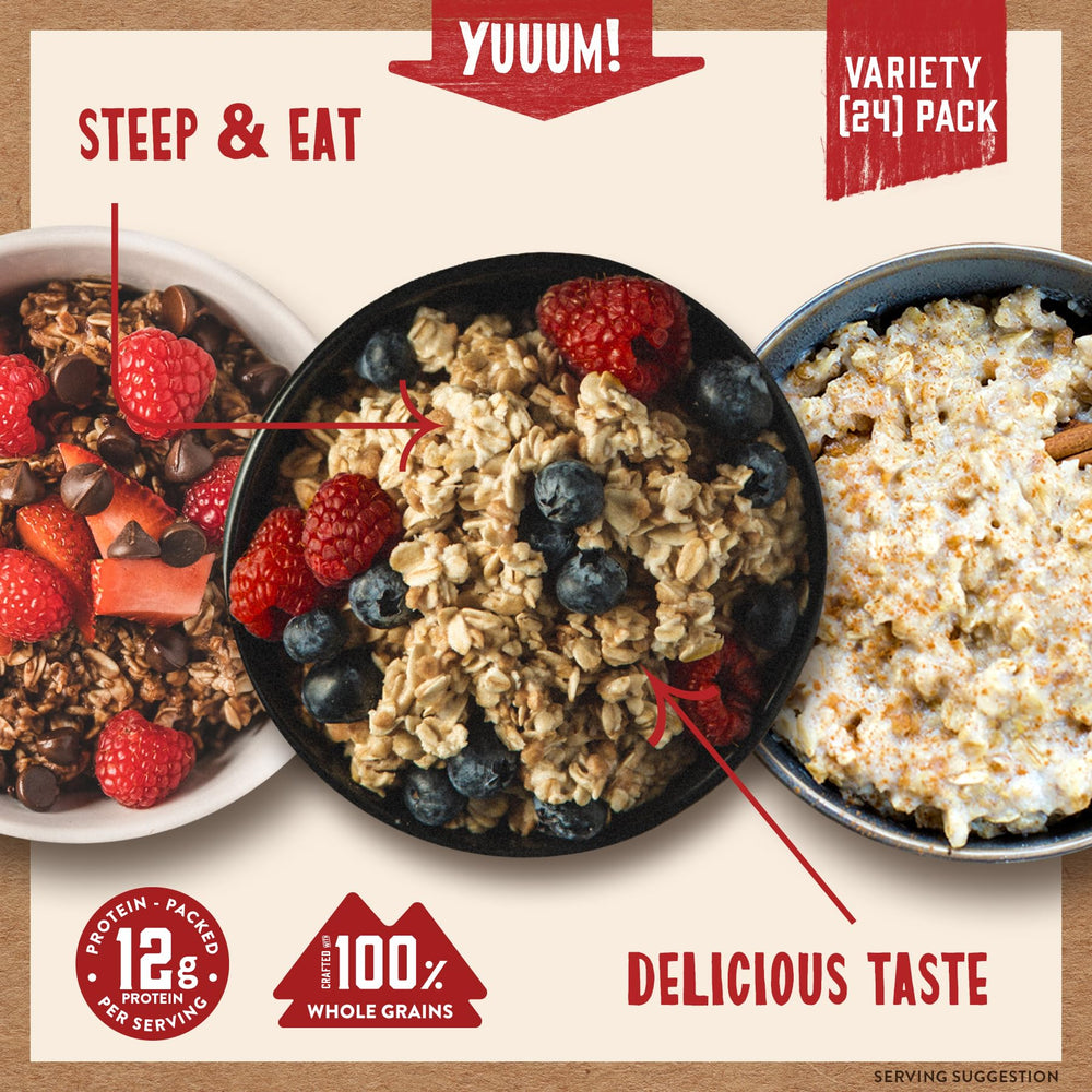 Kodiak Cakes oatmeal preparation in microwave, ready in under one minute.