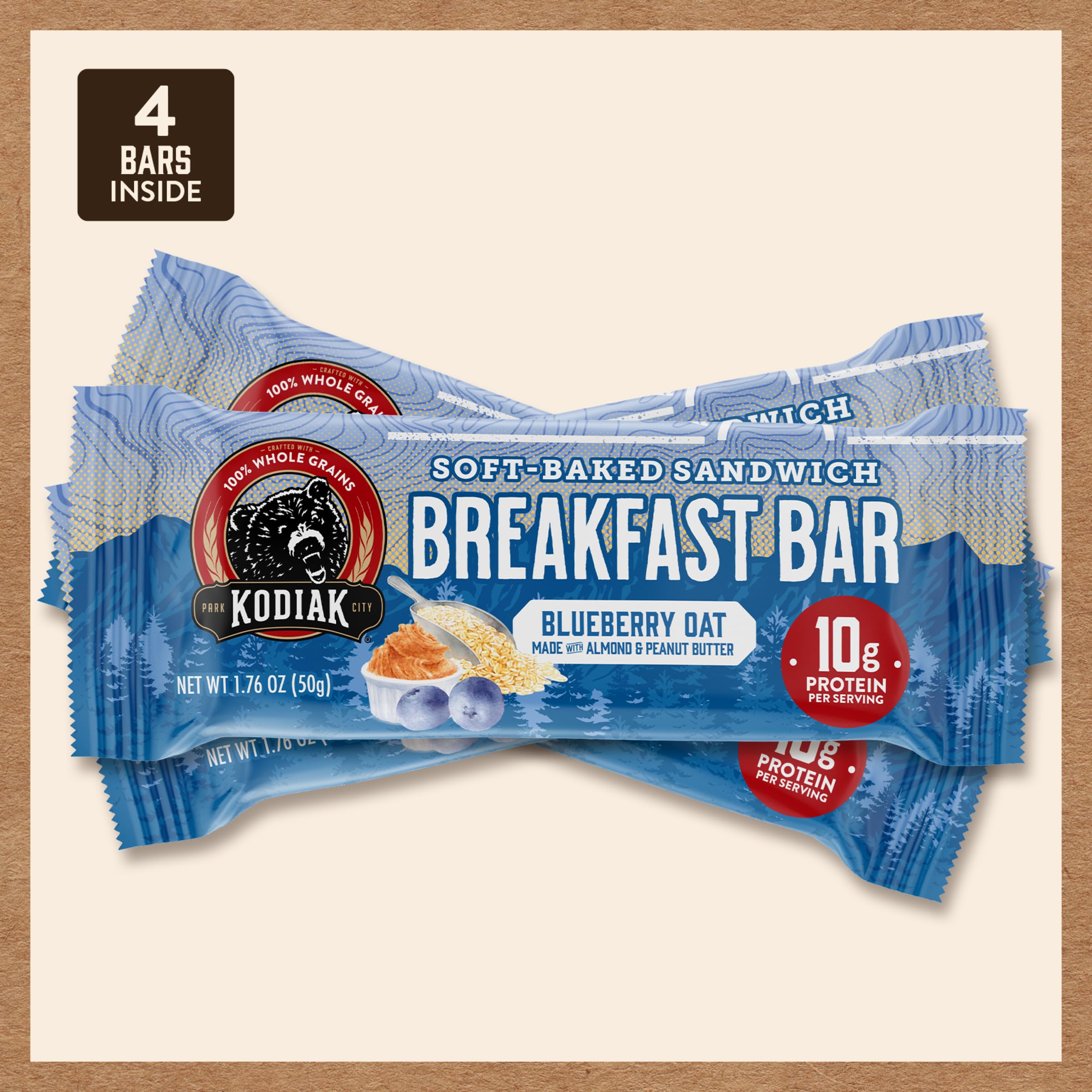 Kodiak Cakes office snack option for busy workdays with flavor.