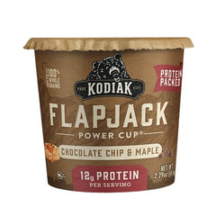 Kodiak Cakes Pancake On The Go ingredients label highlights non-GMO and natural flavors.