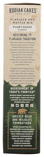 Kodiak Cakes Plant-Based Flapjack Mix offers 12g protein per serving