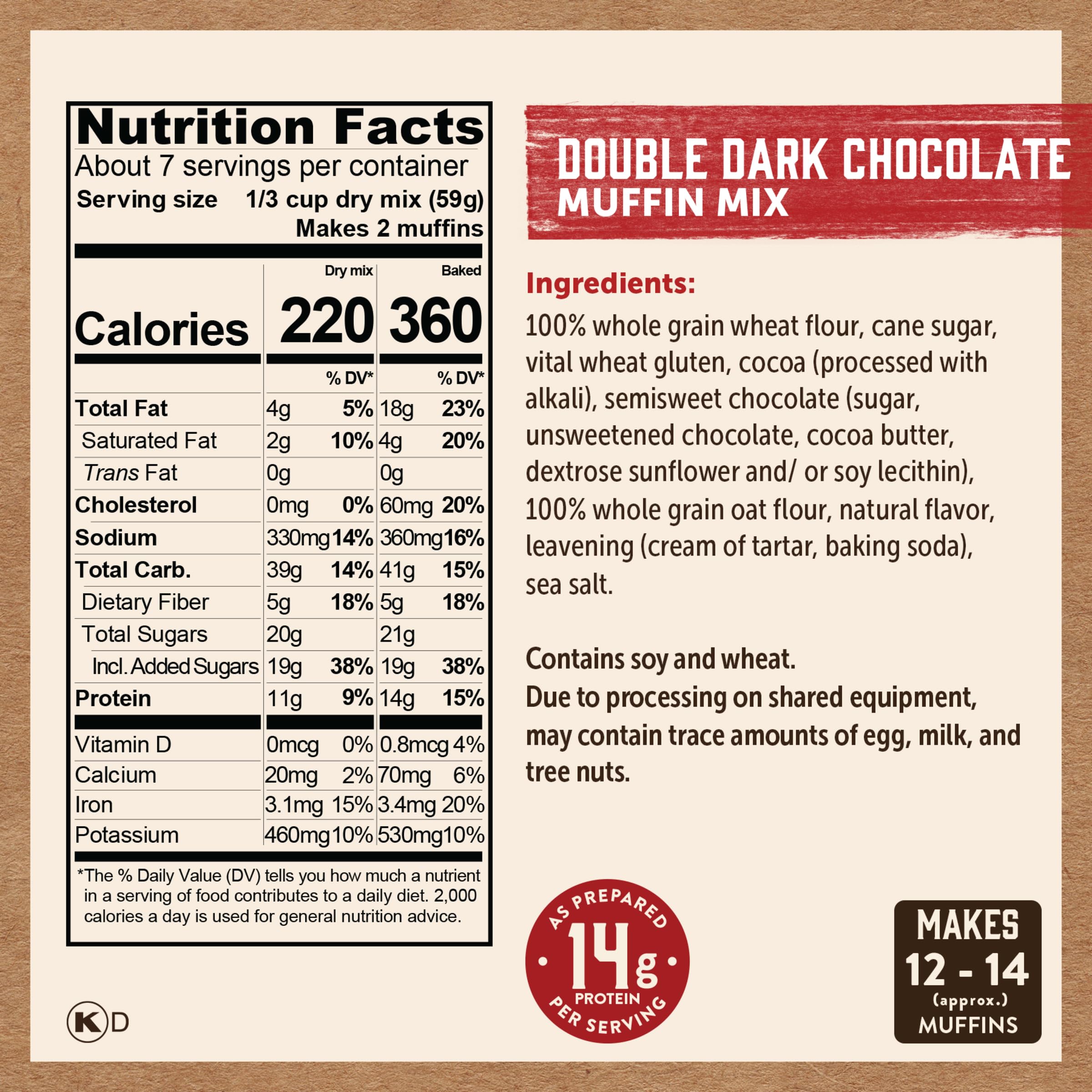 Kodiak Cakes Power Bake muffins ready to grab-and-go.