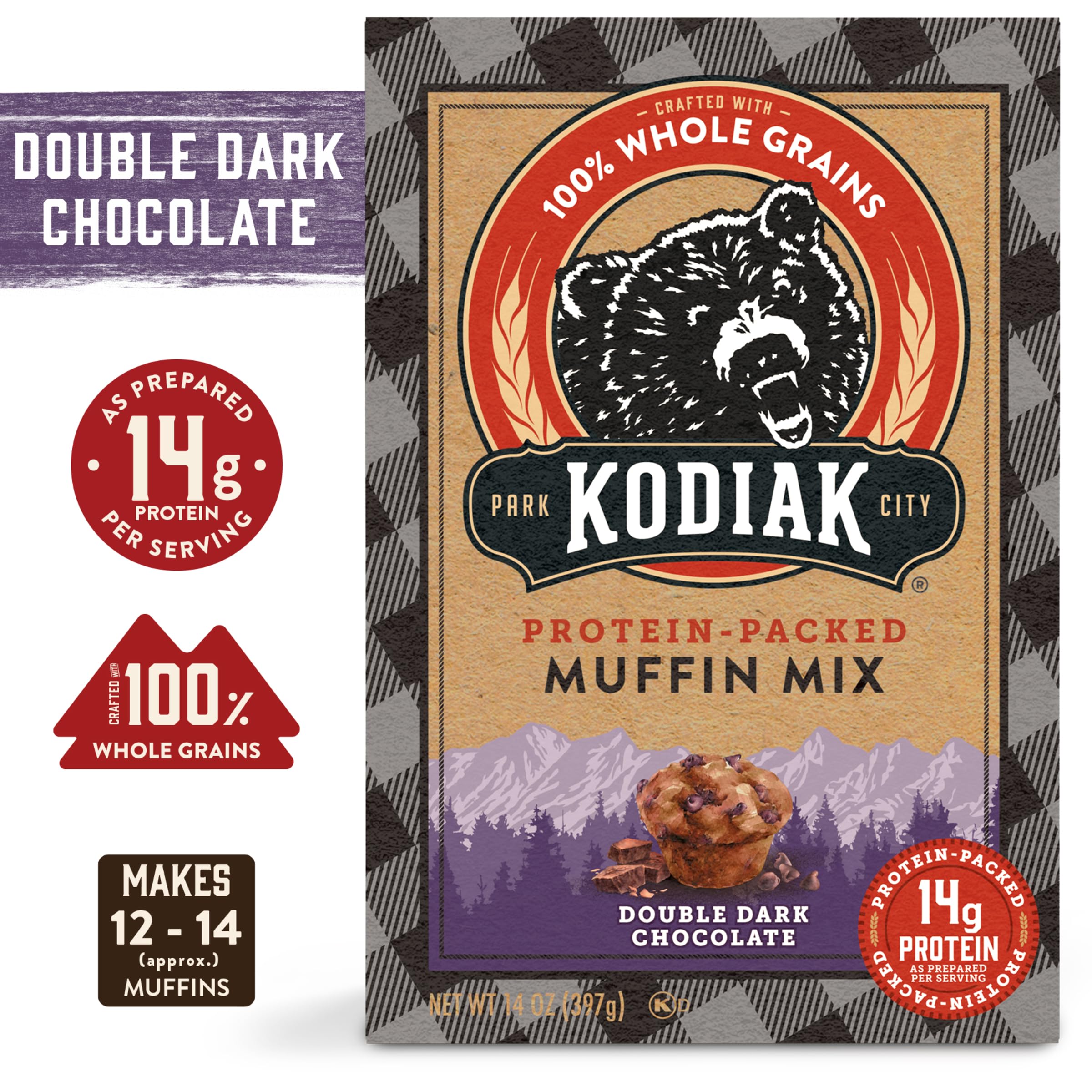 Kodiak Cakes Power Bake uses raw demerara sugar for sweetness.