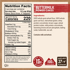 Kodiak Cakes Power Cakes mix bag ingredients non-GMO wholesome baking