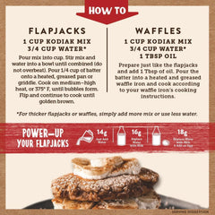 Kodiak Cakes Power Cakes Cinnamon Oat packaging bag for quick mix