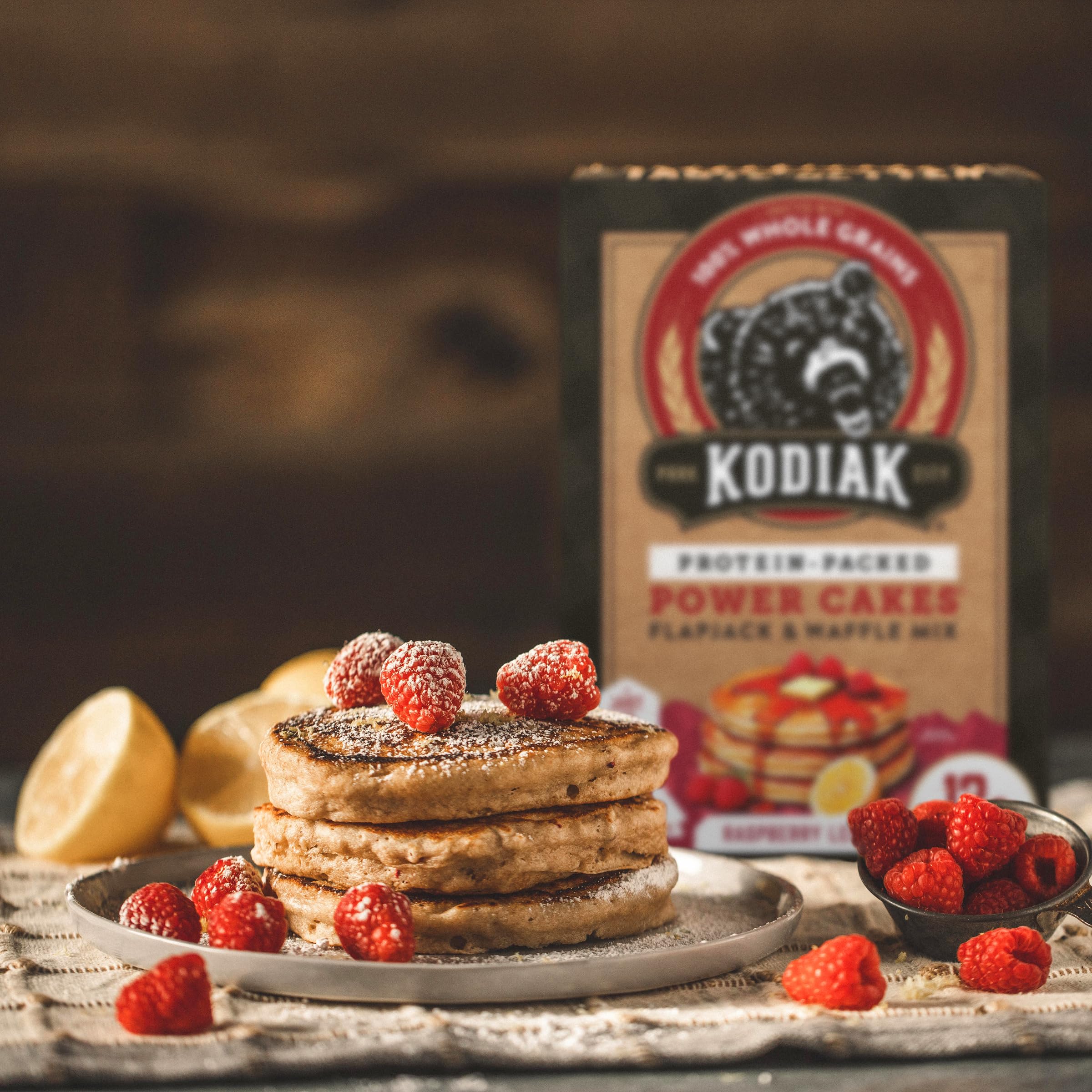 Kodiak Cakes Raspberry Lemon Power Cakes topping ideas, inspire flavor variety.