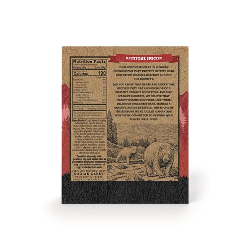 Kodiak Cakes Cinnamon Oat & Apple bar closeup showing soft-baked texture and protein boost