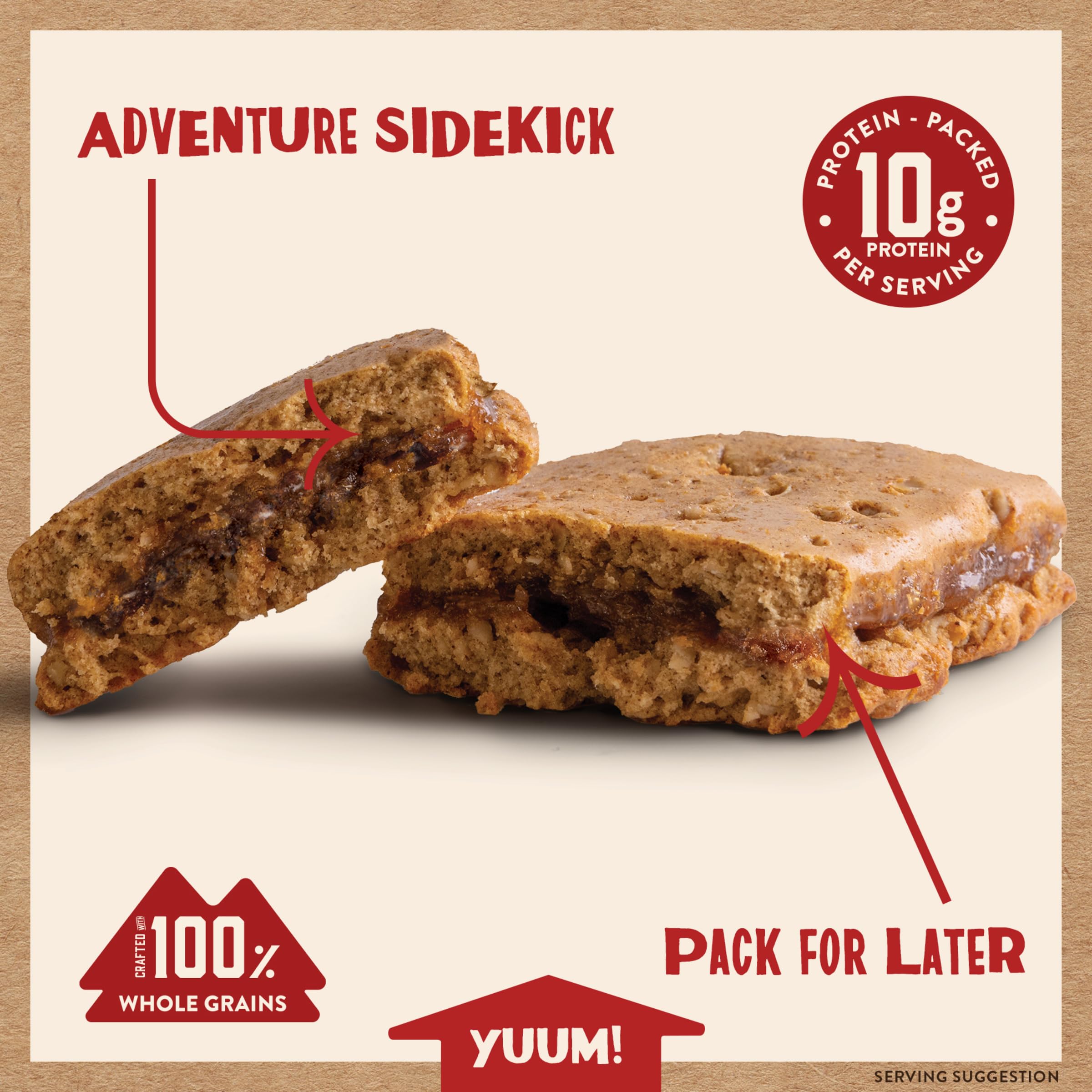 Kodiak Cakes Cinnamon Oat & Apple bar ready for gym or office snack