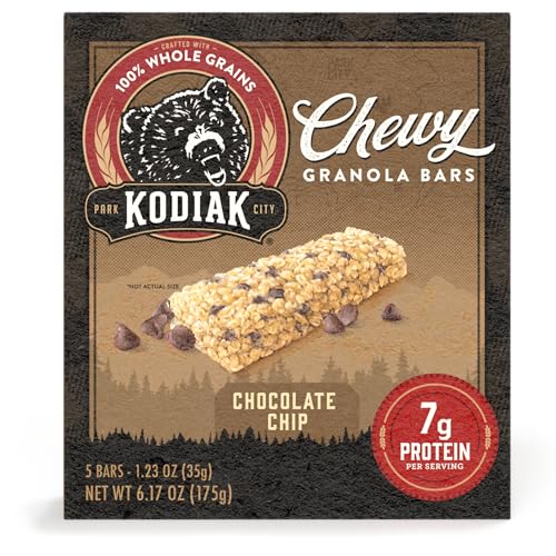 Kodiak Cakes 100 percent whole grains visual emphasizing grain-based snack.