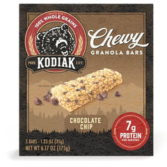 Kodiak Cakes 100 percent whole grains visual emphasizing grain-based snack.