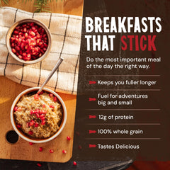 Stovetop cooking with Kodiak instant oatmeal preparing a warm meal.