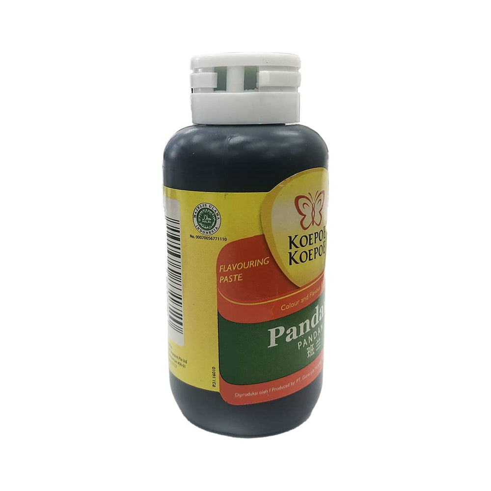 Koepoe Koepoe Pandan Flavoring Paste packaging photo highlights 60 ml size.