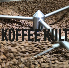 Koffee Kult family-owned roaster emblem reflecting artisanal craft