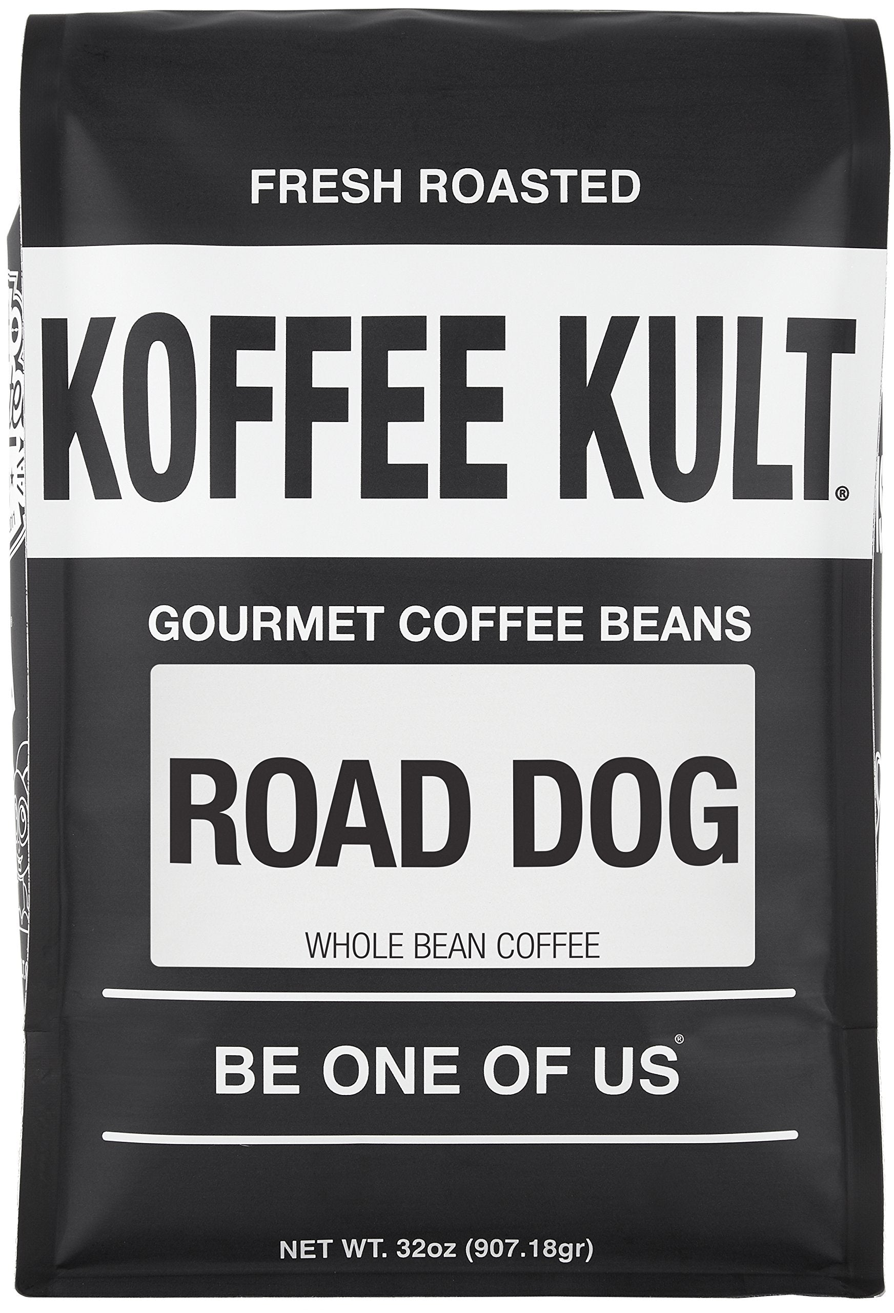Koffee Kult Road Dog Dark Roast aroma bursting from the cup.