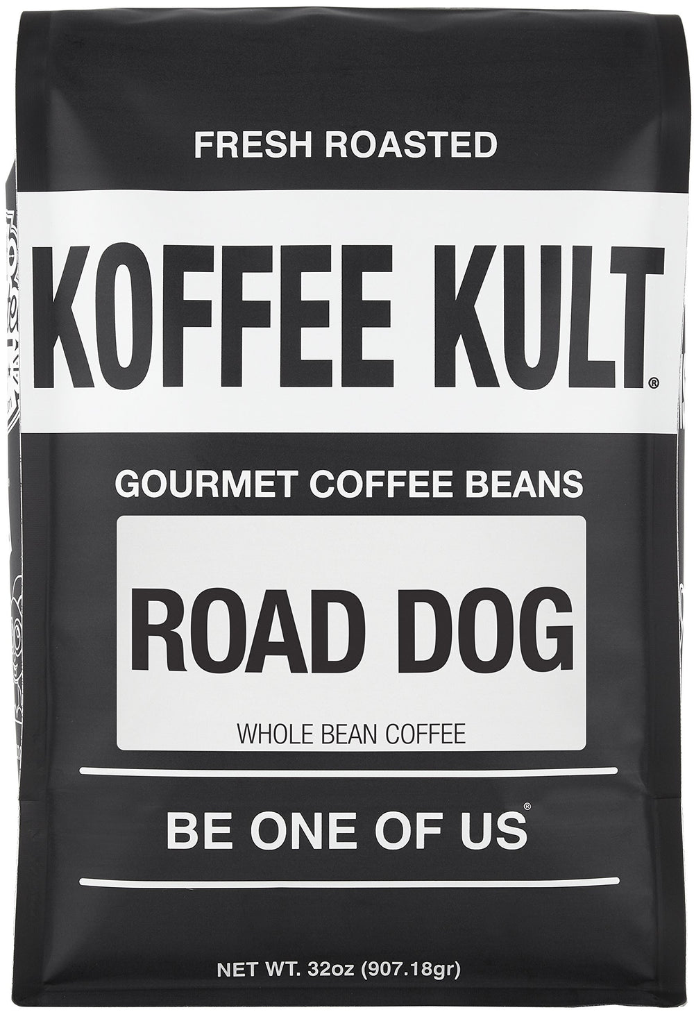 Koffee Kult Road Dog Dark Roast aroma bursting from the cup.