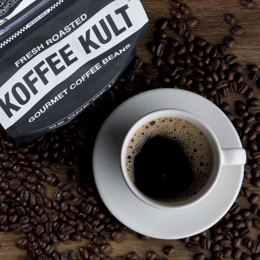 Koffee Kult Road Dog Dark Roast roasting process shows craftsmanship.