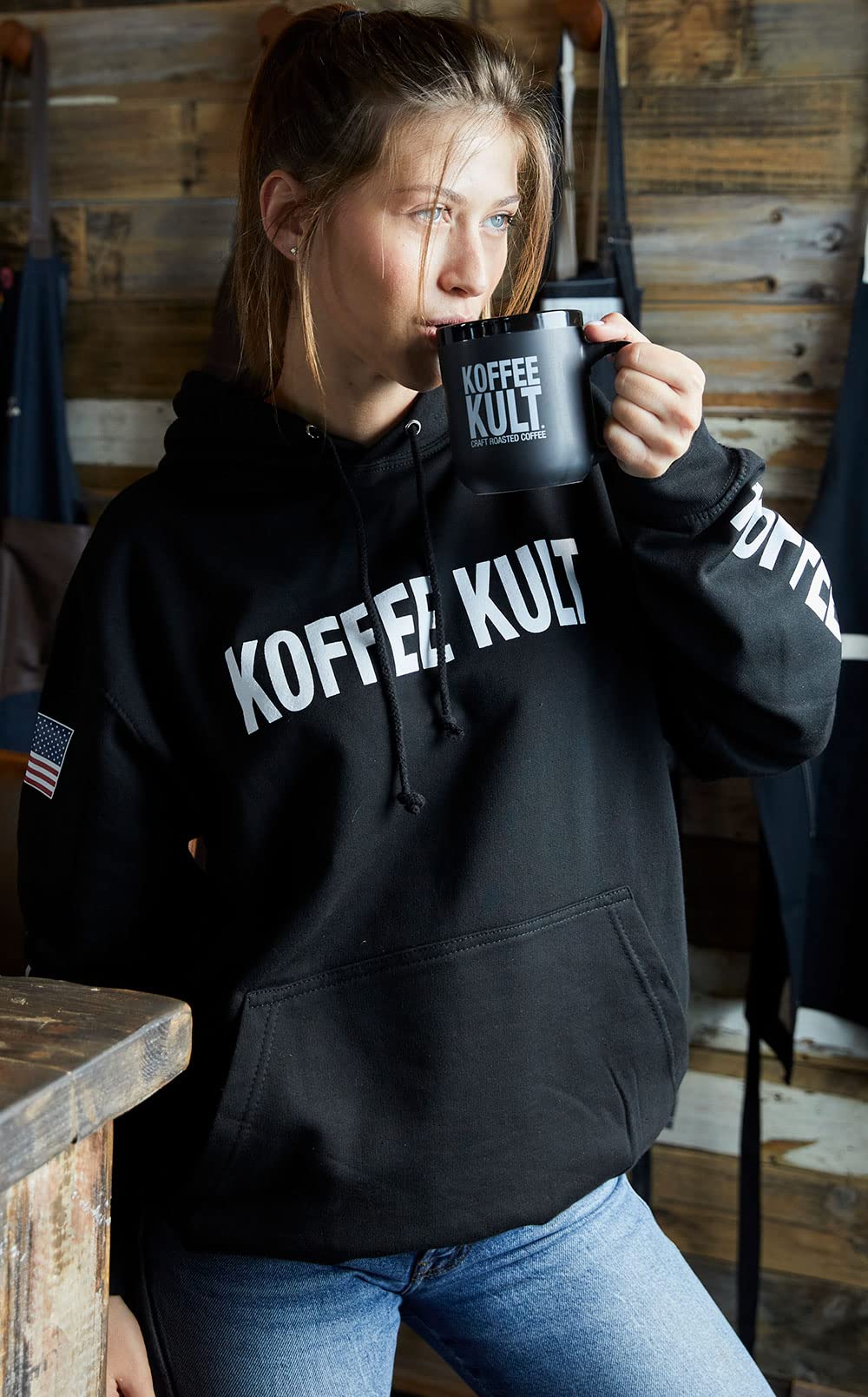 Koffee Kult roastery tour scene showcasing in-house roasting