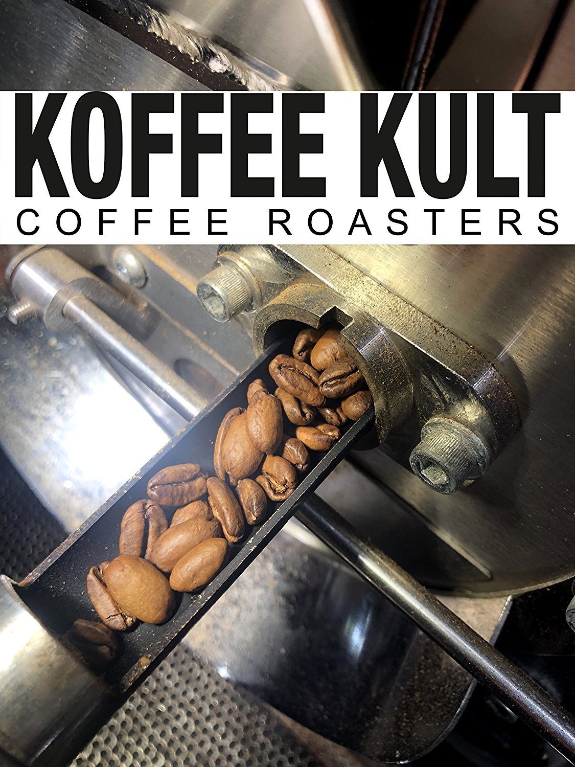 Koffee Kult Thunder Bolt whole beans ready for espresso grind and home use