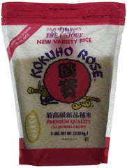 Kokuho Sushi Rice packaging close-up, showcasing premium grains for home sushi.