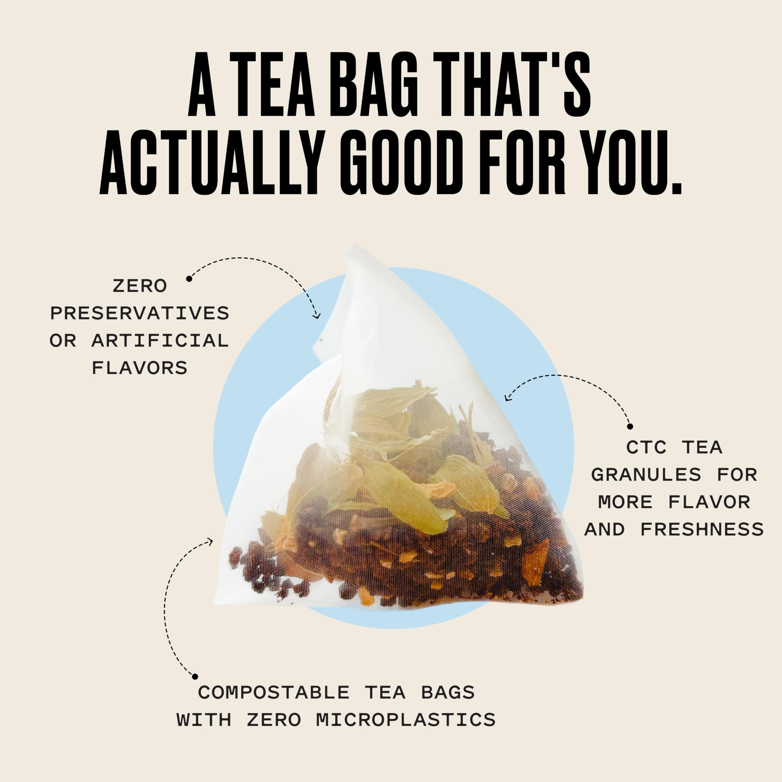 Kolkata Chai Co ginger-cardamom spice blend aroma for comforting brew