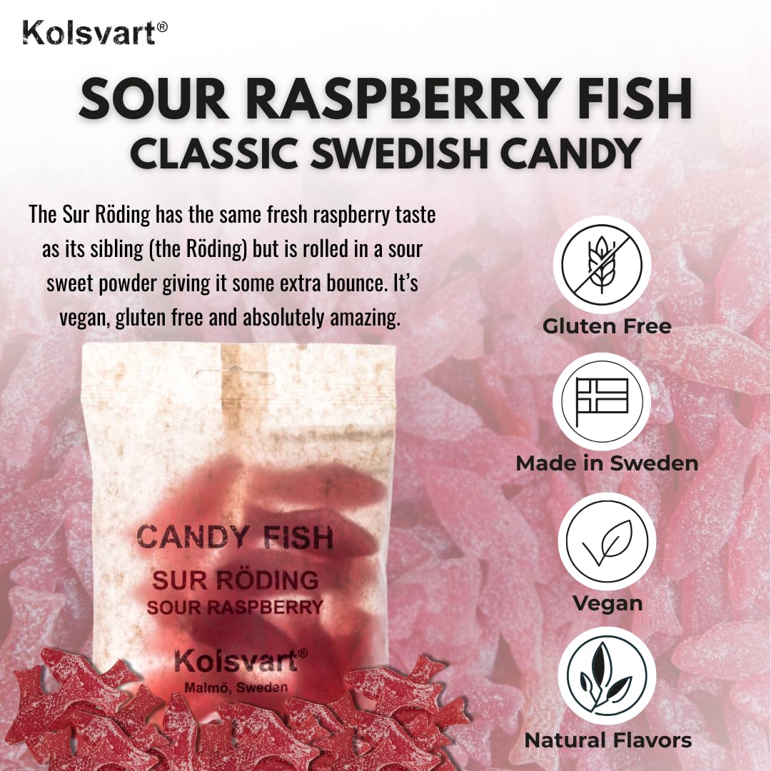 Kolsvart Swedish flavors captured in candy for a nostalgic, comforting bite.